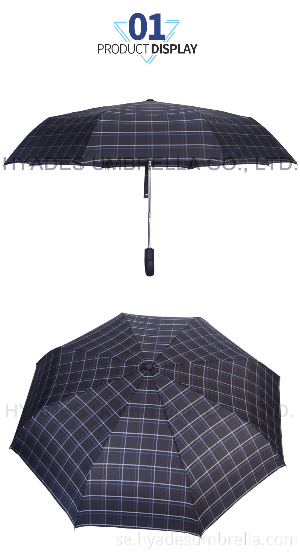 executive folding umbrella